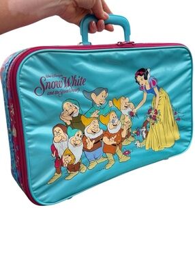 Vintage Snow White and the Seven Dwarfs Hard Case Suitcase